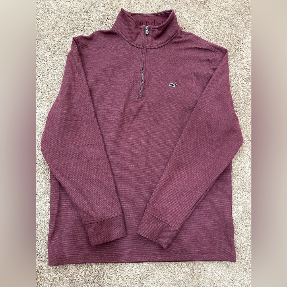 Vineyard Vines Saltwater 1/4 Zip Long Sleeve Sweatshirt
